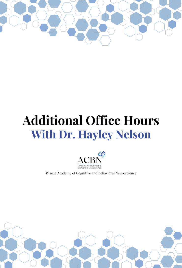Additional 1-on-1 Office Hours